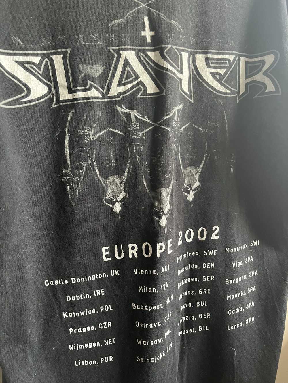 Band Tees × Rock T Shirt × Vintage Slayer tshirt … - image 5