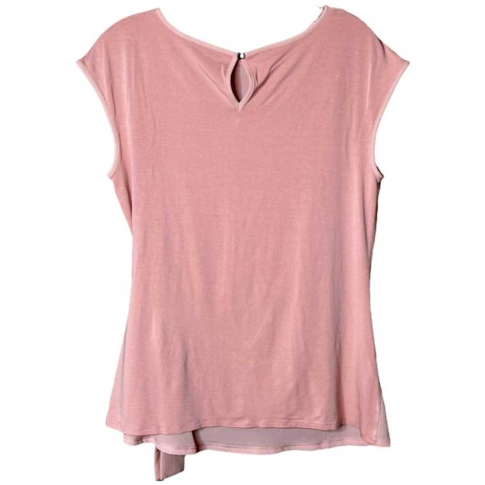 Vince Camuto Vince Camuto Pink Tie Front Blouse S… - image 3