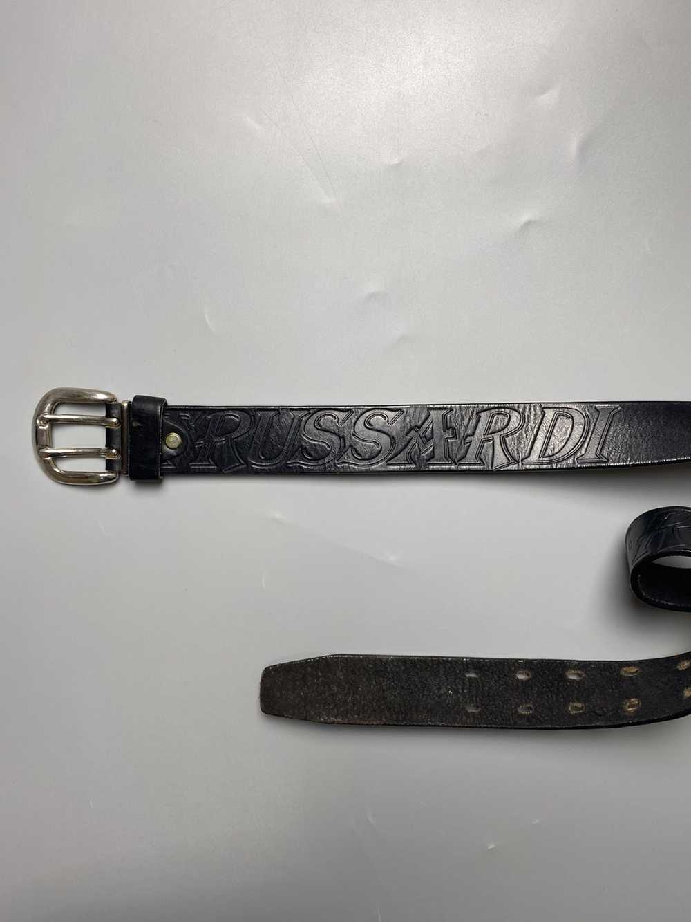 Trussardi × Vintage Vintage Trussardi Leather Bel… - image 3