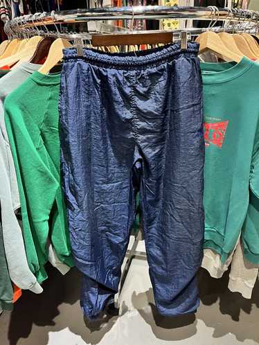 Vintage Puma Sweatpants Mens L Navy Blue Polyester Baggy Fit 90s