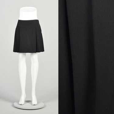 スカート JEAN PAUL GAULTIER Women Mini Skirts JU120 M081 Black Black Faded Denim Miniskirt by Jean Paul Gaultier on Sale