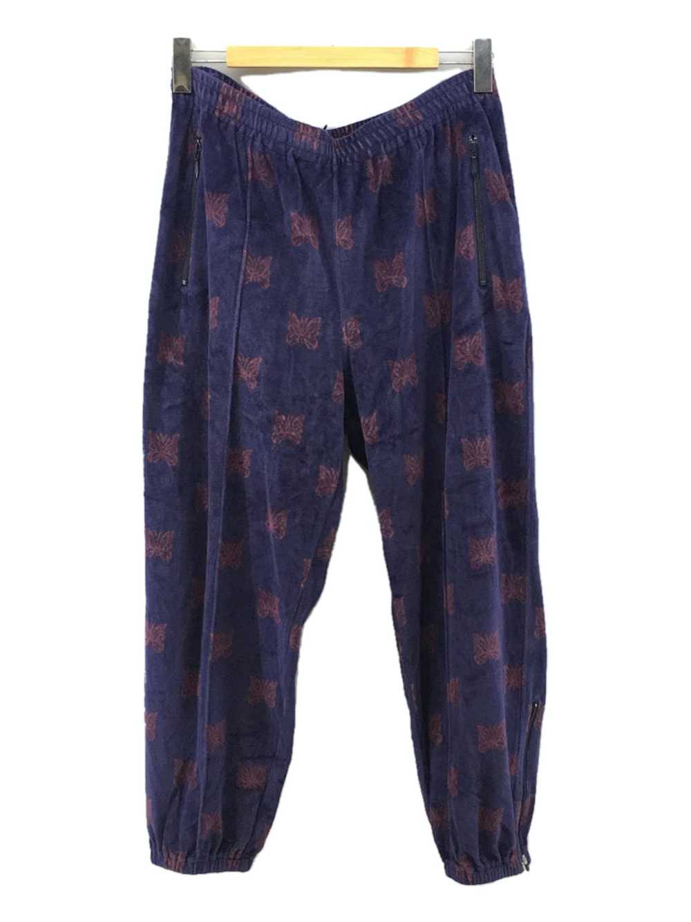 Needles Jogger Zip Track Pant-Papillon Velour All… - image 1