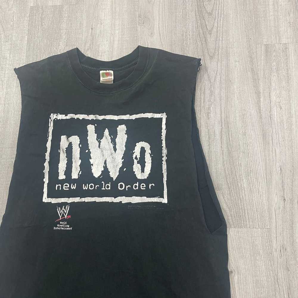 Vintage VINTAGE 90s WCW NWO New World Order Cutof… - image 2