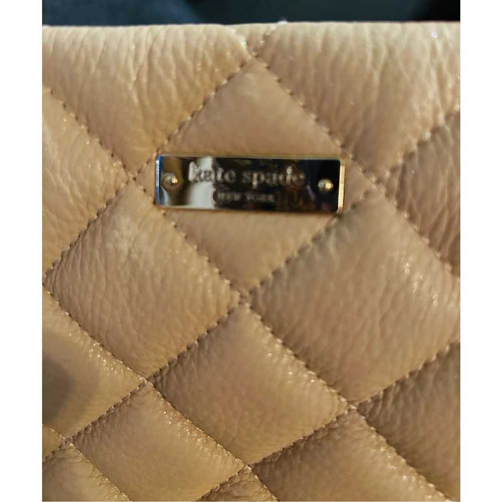 Kate Spade KATE SPADE - Cashew Quilted Leather Go… - image 7