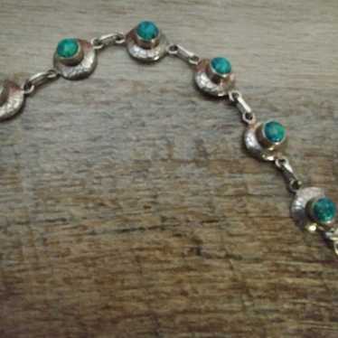 Vintage sterling silver tennis bracelet