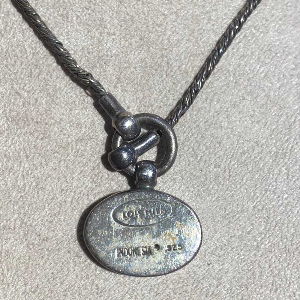 Antique Lois Hill sterling silver necklace - image 3