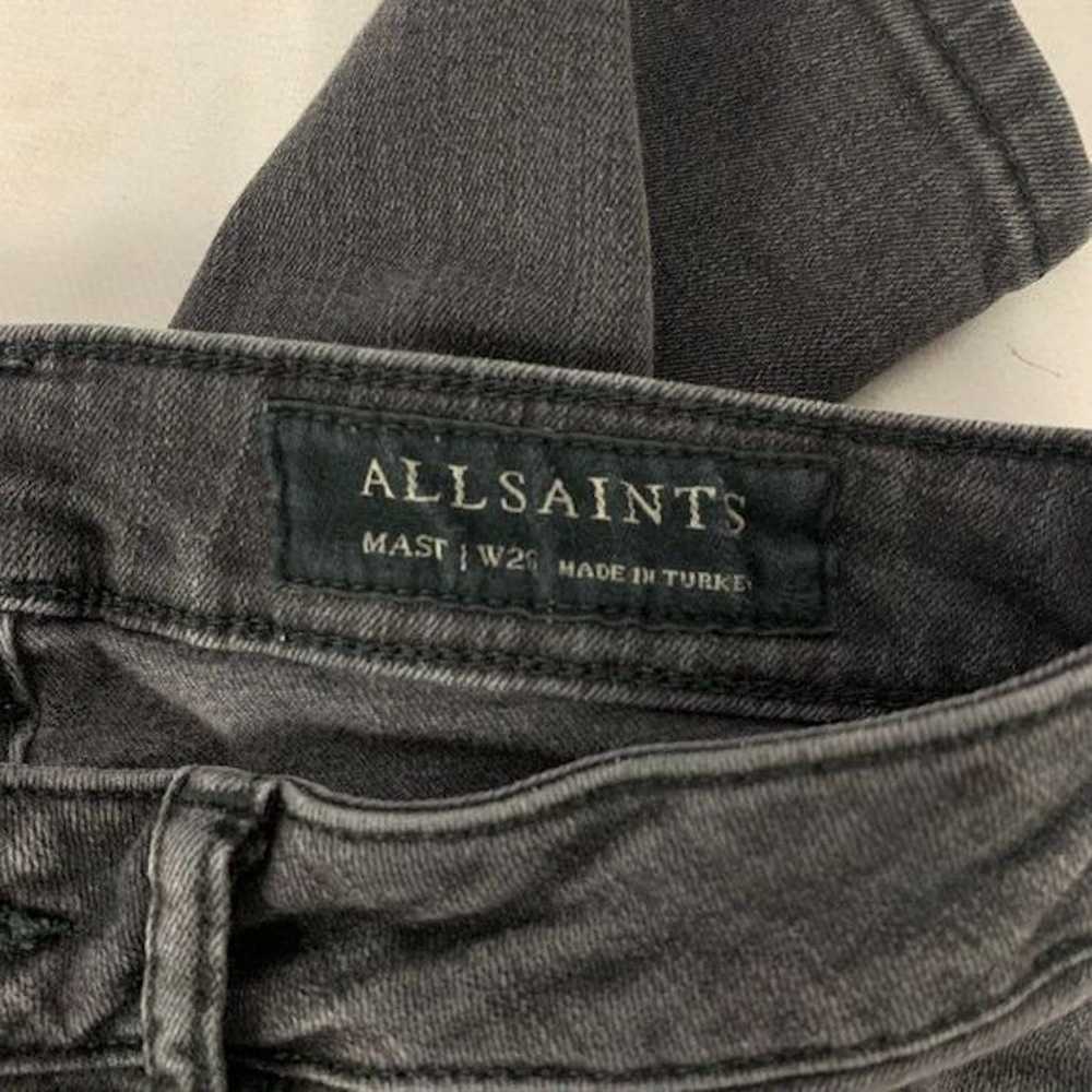Allsaints AllSaints Women's Mast Black Denim Ankl… - image 8