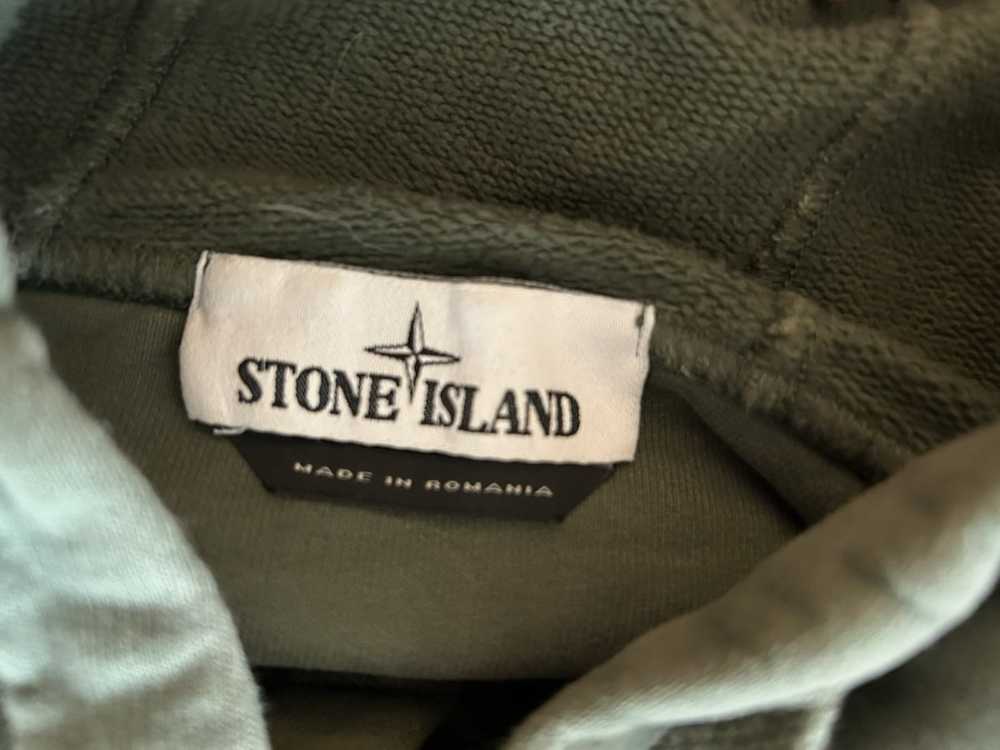 Stone Island Stone Island Green Patch Hoodie - image 5