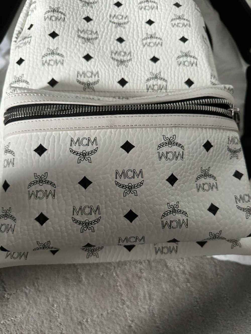 MCM MCM White Backpack - image 9