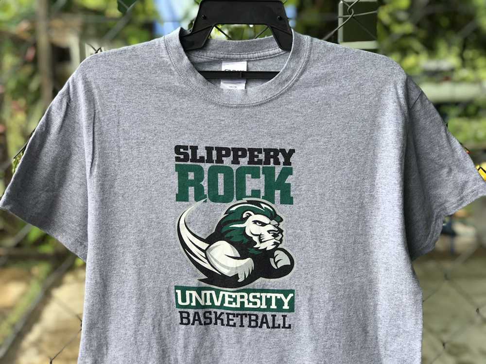 NBA Vintage Slippery Rock University Basketball T… - image 2