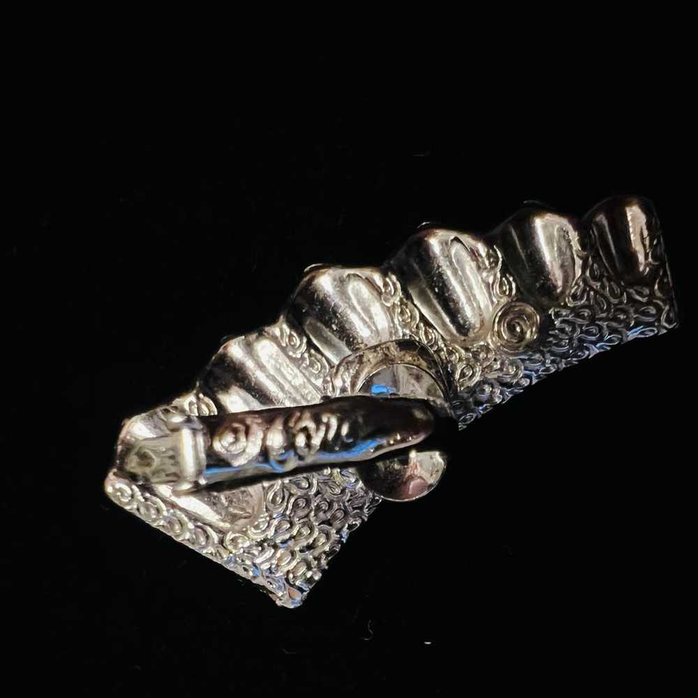 Vintage Coro Gold & Silver Tone Earring, Bracelet… - image 10