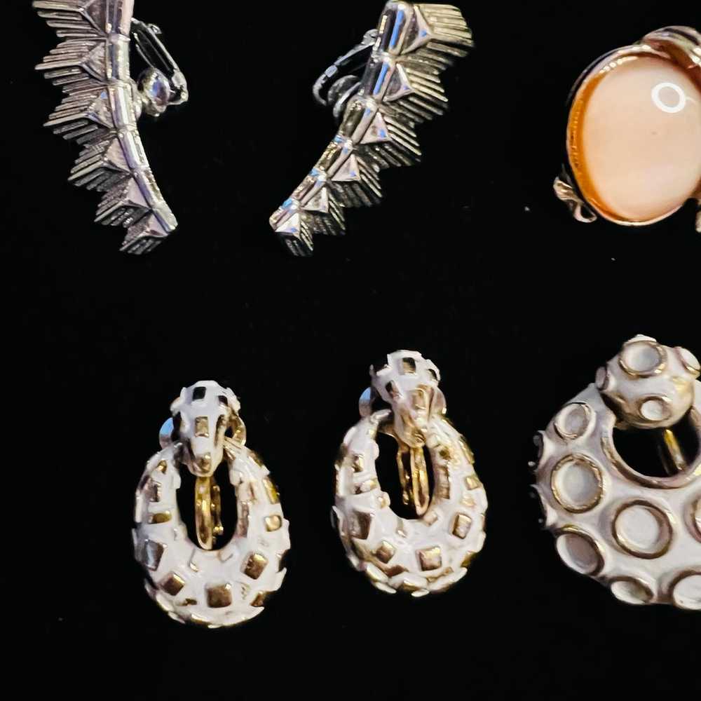 Vintage Coro Gold & Silver Tone Earring, Bracelet… - image 8