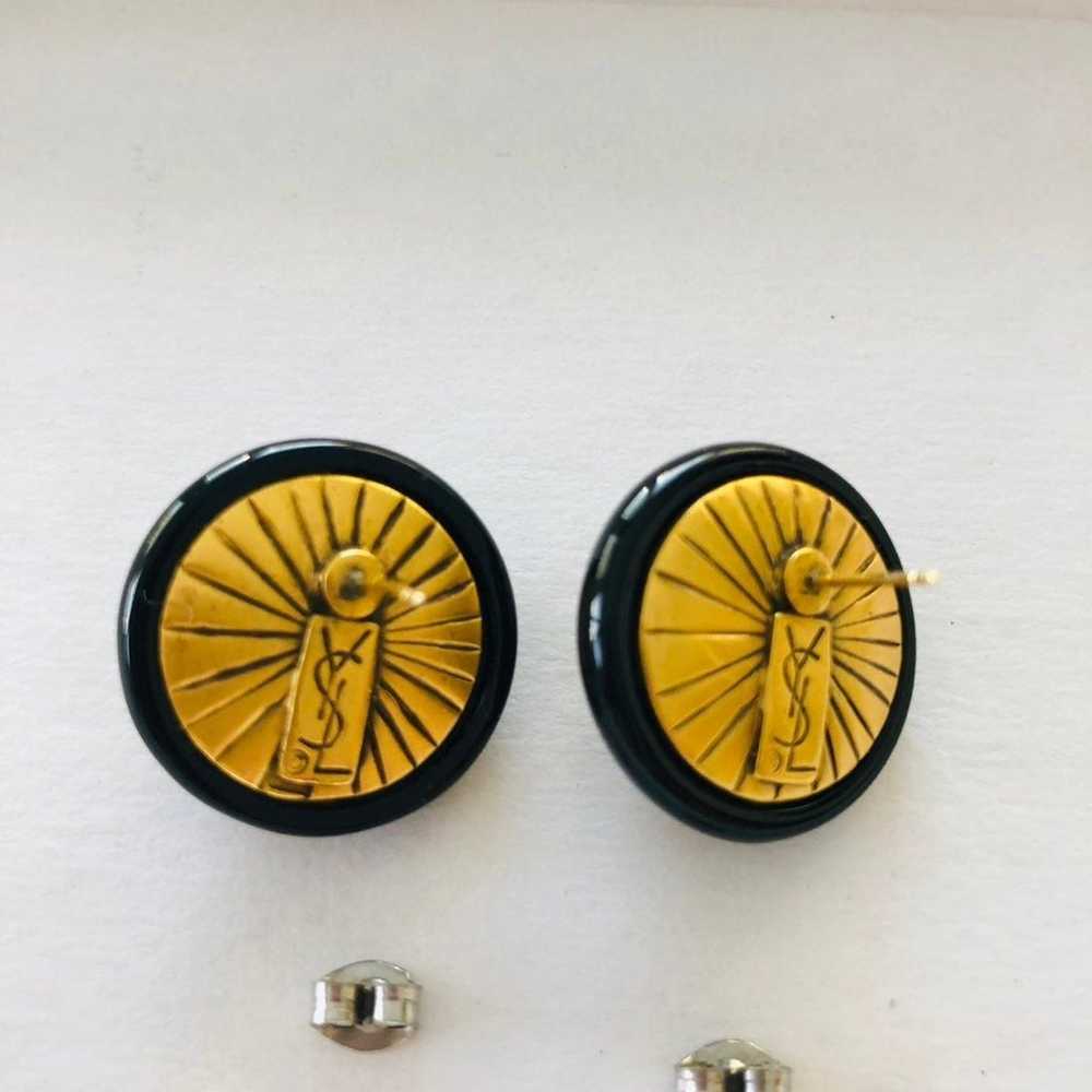 YSL pierced vintage Earrings - image 4