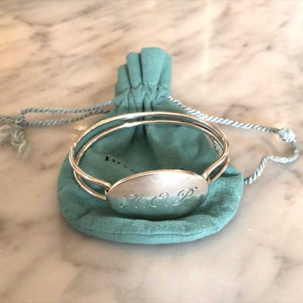 Tiffany & Co. Oval Tag Cuff Bracelet Vintage, Rar… - image 1