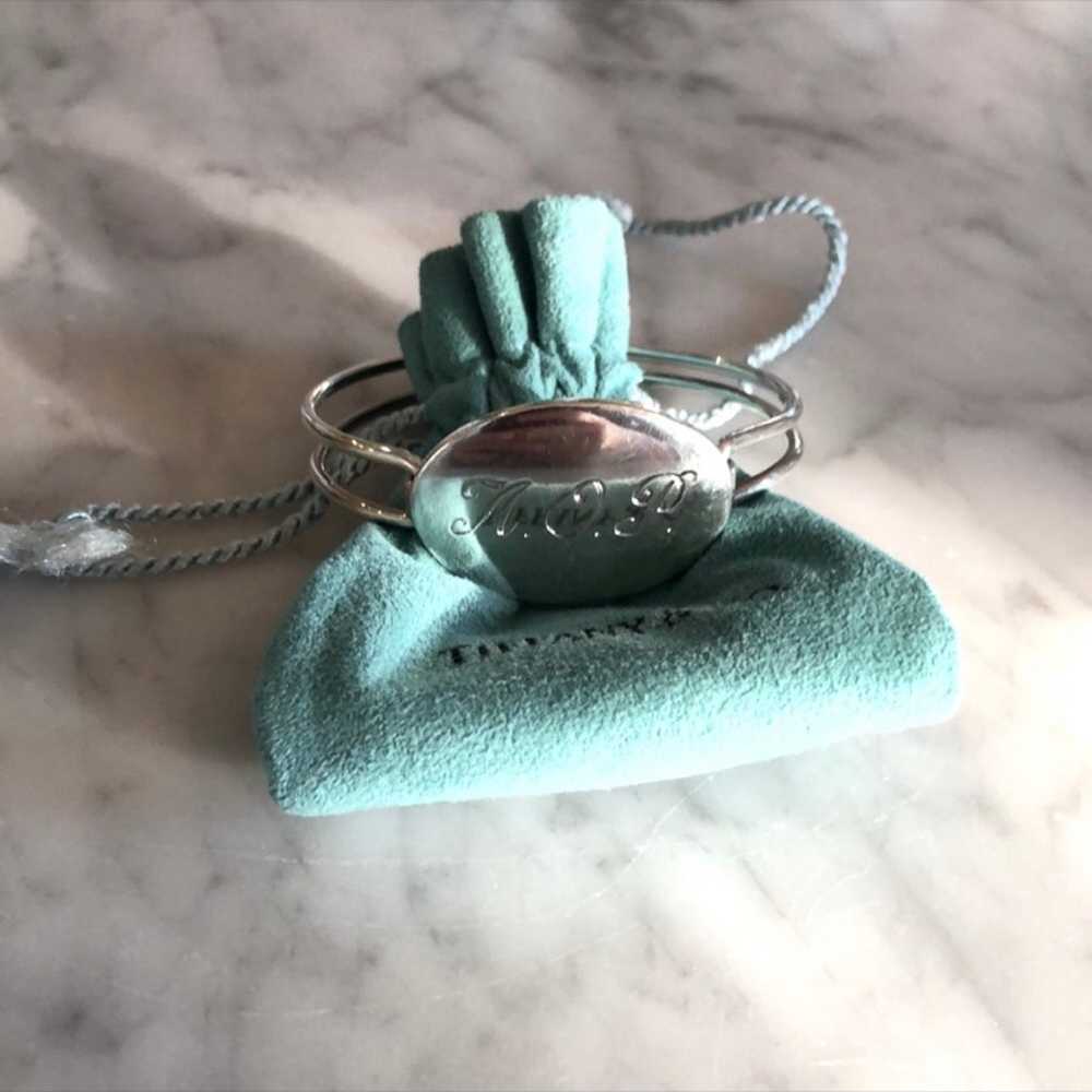 Tiffany & Co. Oval Tag Cuff Bracelet Vintage, Rar… - image 3
