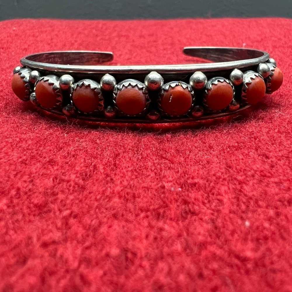 Vintage handmade, Navajo Zuni bracelet - image 2