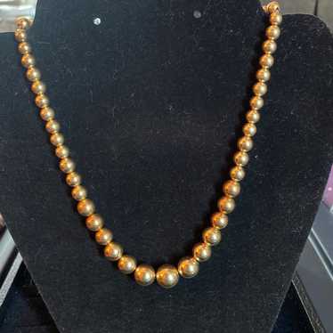 14k gold add a bead necklace