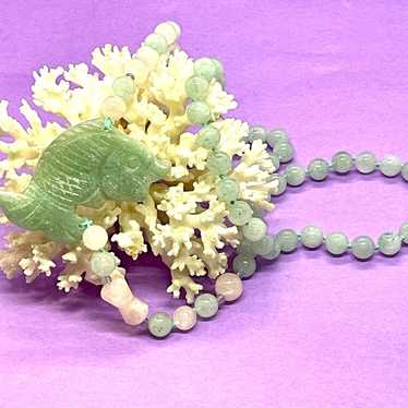 Genuine Vintage Jade Necklace - image 1