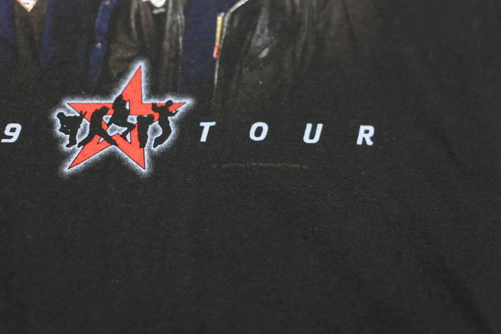 1999 Vintage NSYNC Tour T-Shirt Black Winterland L - image 4