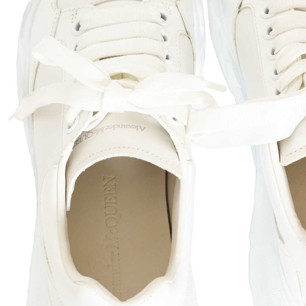 White Leather Court Low-Top Sneakers 38 - image 8