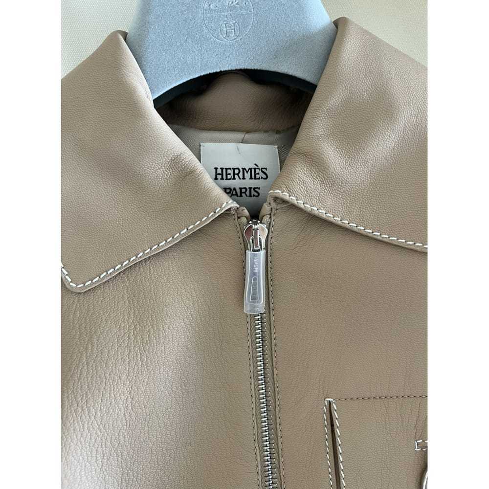 Hermès Leather jacket - image 2