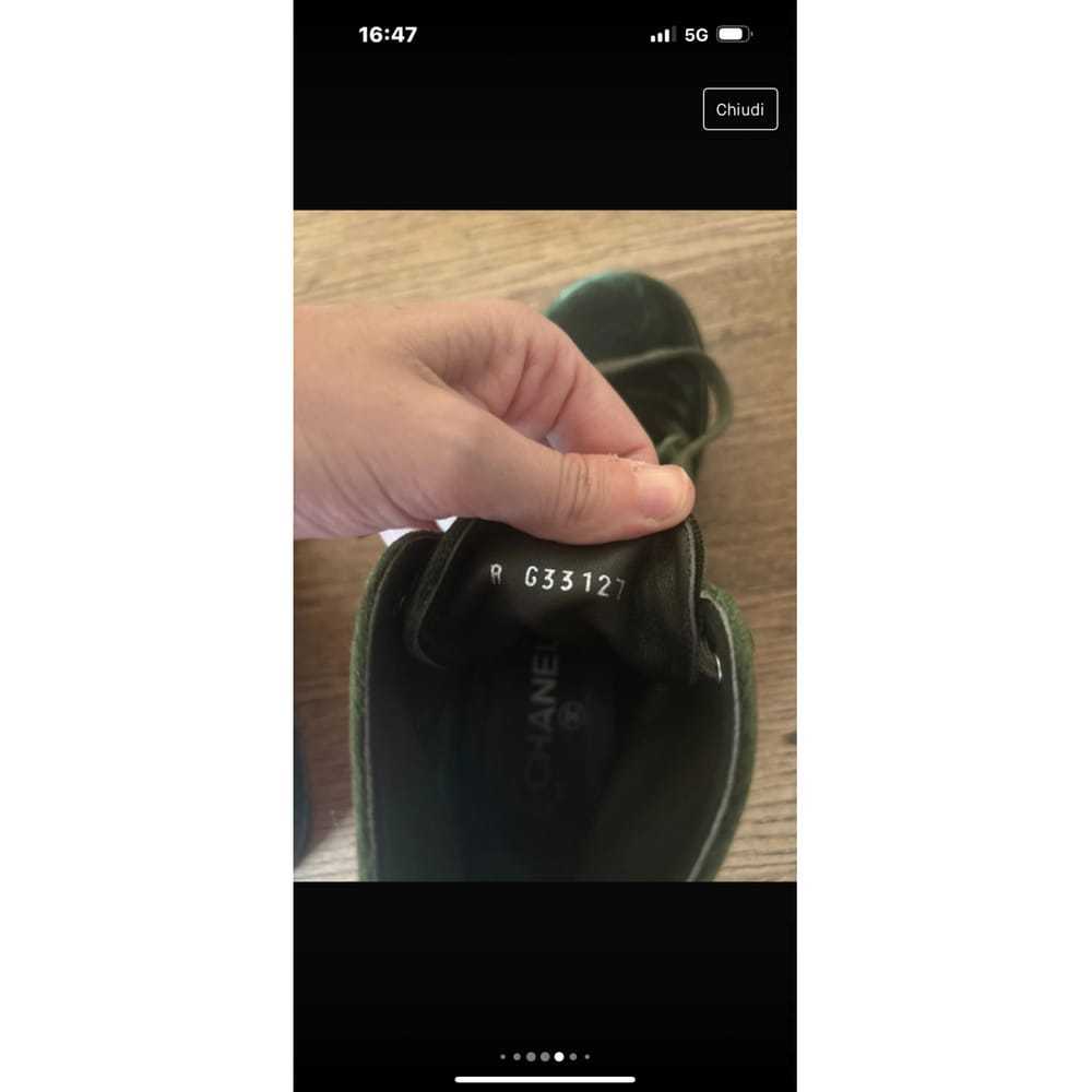 Chanel Velvet ankle boots - image 4