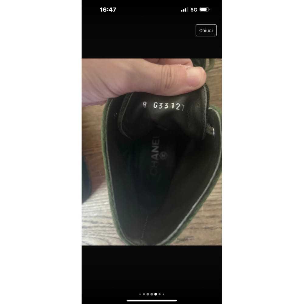 Chanel Velvet ankle boots - image 5