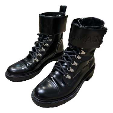 Balmain Leather biker boots