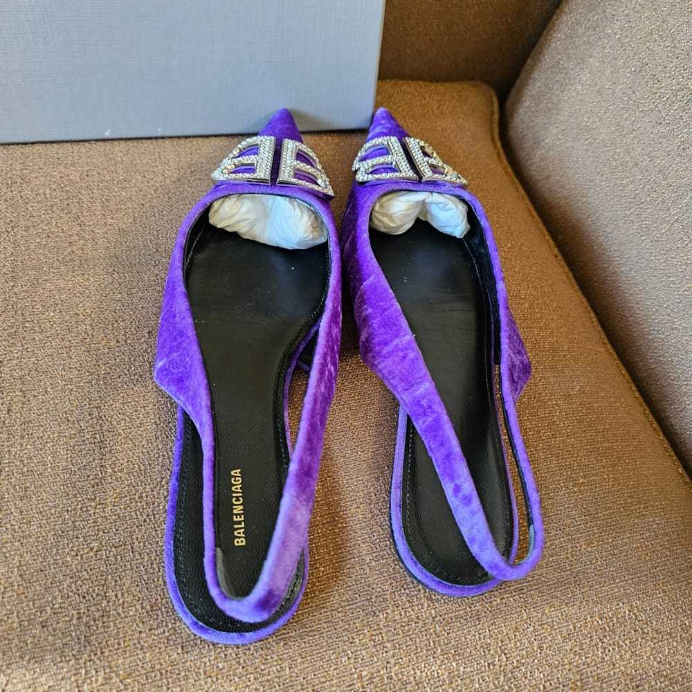 Balenciaga Velvet flats - image 6