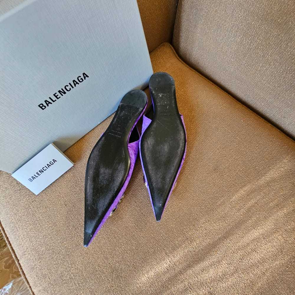 Balenciaga Velvet flats - image 8