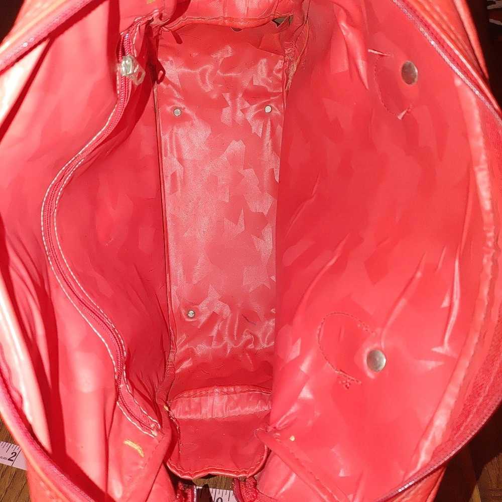 Custom vintage Sears sage bundles red travel bag - image 8