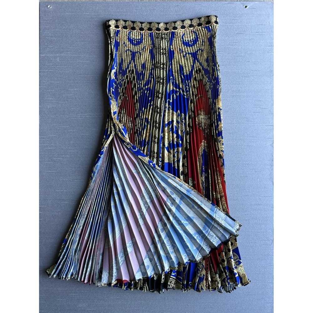 Versace Silk mid-length skirt - image 2