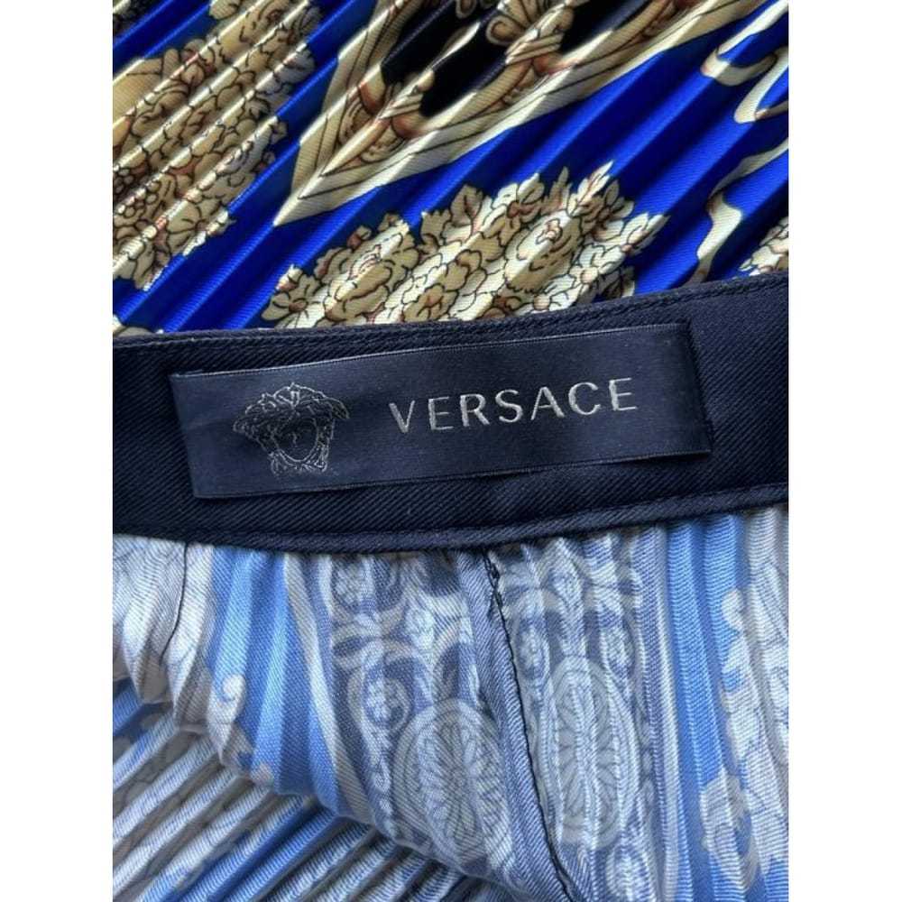 Versace Silk mid-length skirt - image 5