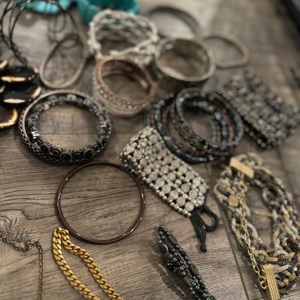 vintage jewelry Lot bracelets necklaces - image 2