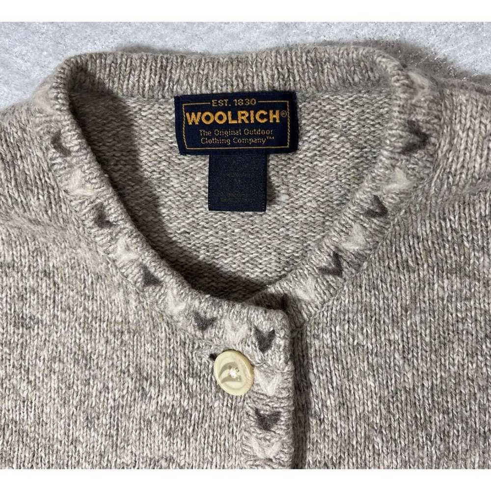 WOOLRICH Cardigan Sweater Women's Medium British … - image 4