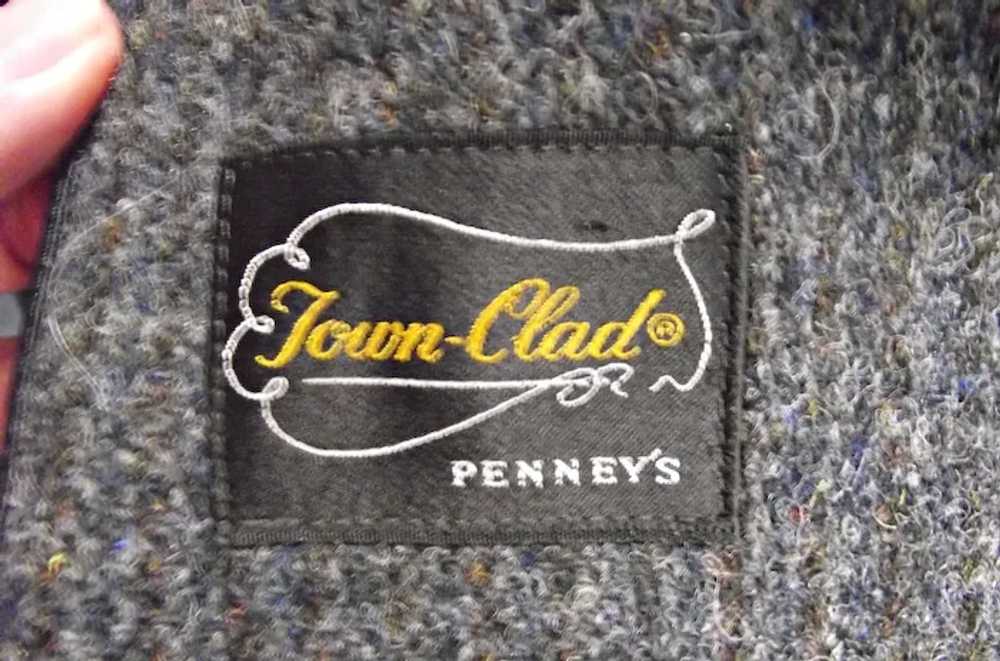 1960s Town-Clad Penney's Mens Harris Tweed Wool O… - image 10