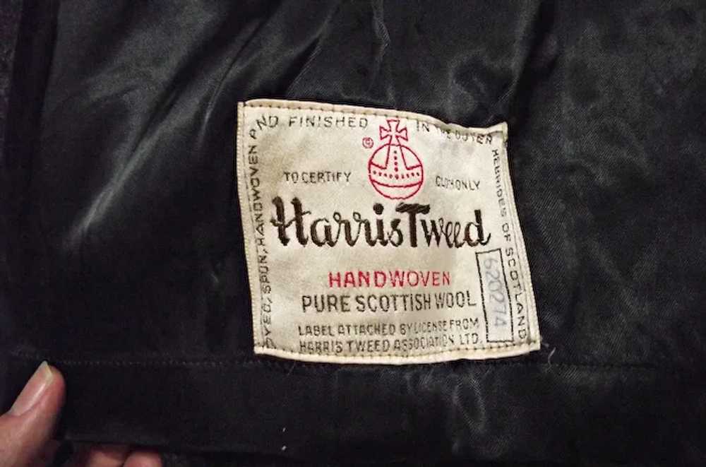 1960s Town-Clad Penney's Mens Harris Tweed Wool O… - image 11