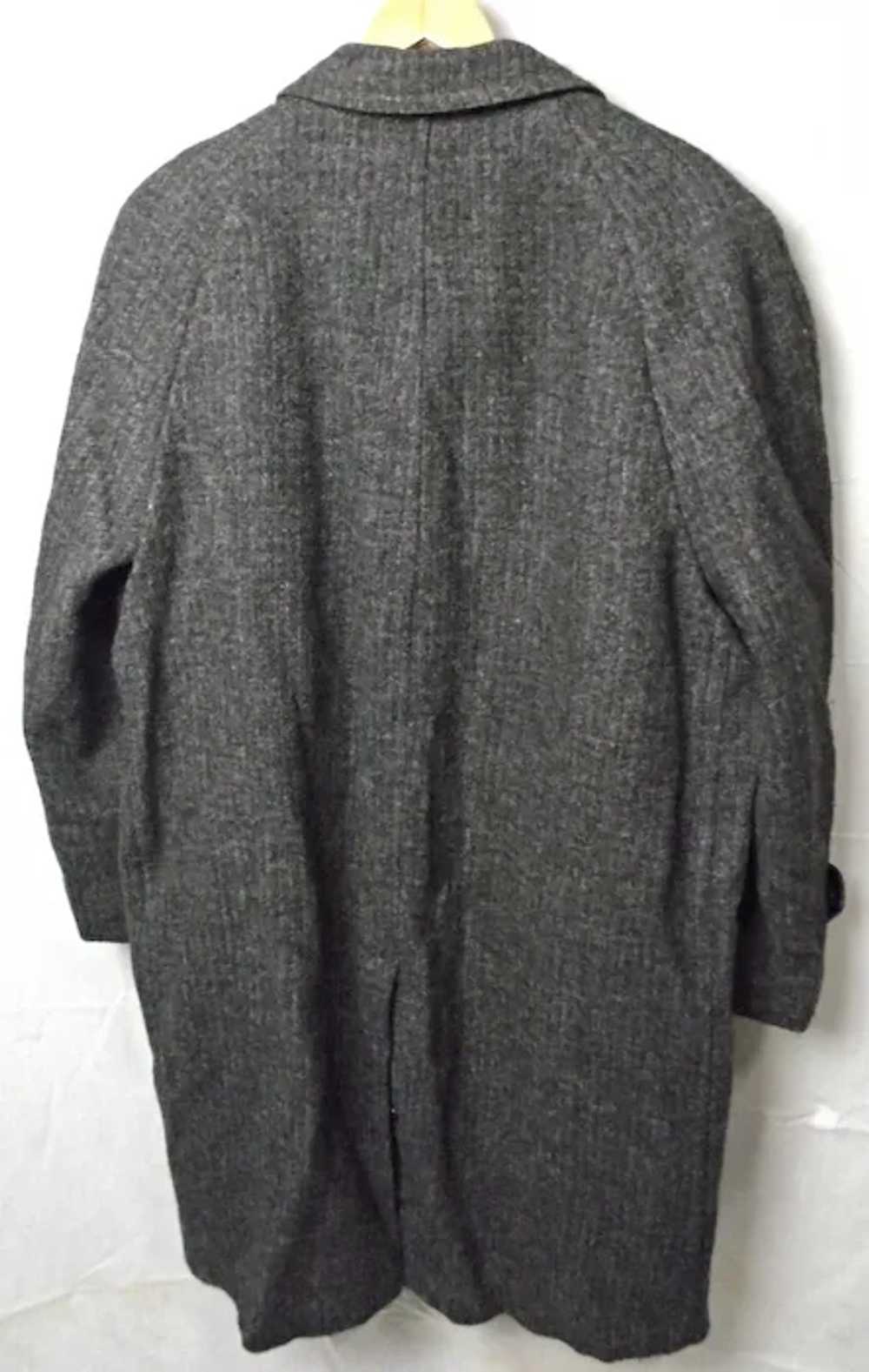 1960s Town-Clad Penney's Mens Harris Tweed Wool O… - image 5