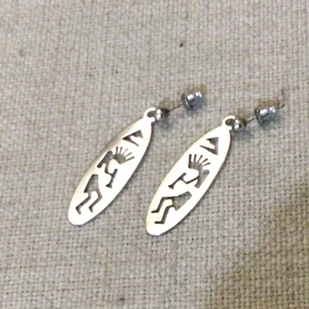 Mexican Sterling Silver American Indian Rain Danc… - image 3