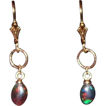 Petite Ethiopian Opal Earrings