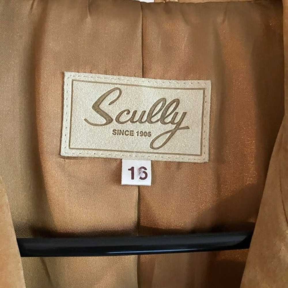 Scully Women's Leather Fringe Knee Length Coat Go… - image 11