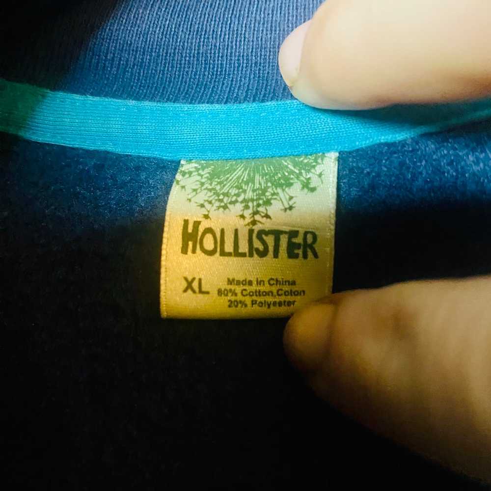 Hollister Navy Blue Vintage zip up. - image 3