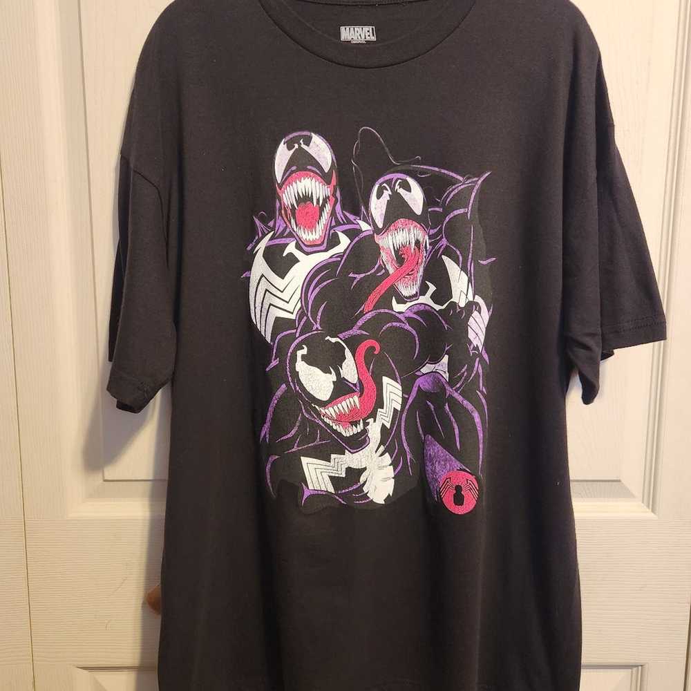 Venom spiderman vintage style t shirt - image 1