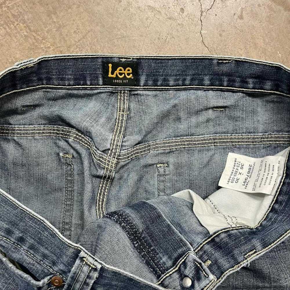 Lee Vintage Carpenter Distressed Denim Jeans Mens… - image 3