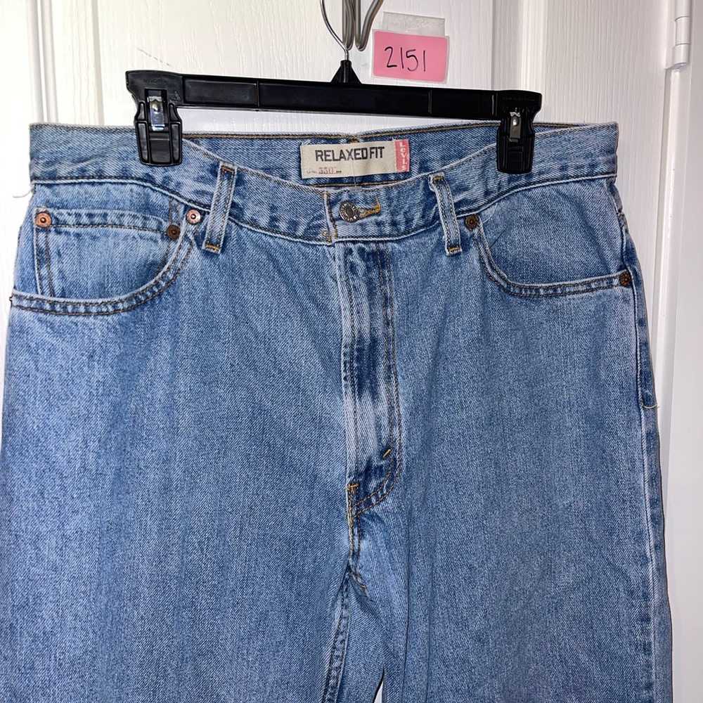 Levi's jeans 550 relaxed size 36x32 - image 4