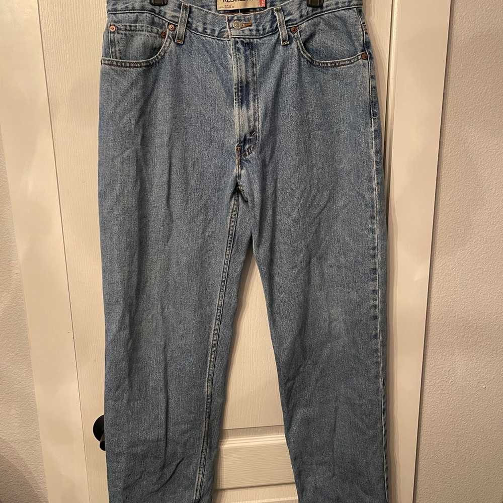 Levi's jeans 550 relaxed size 36x32 - image 5