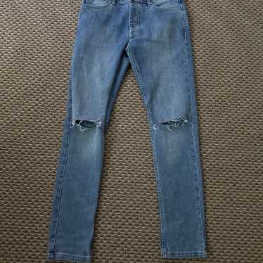 Skinny blue topman jeans