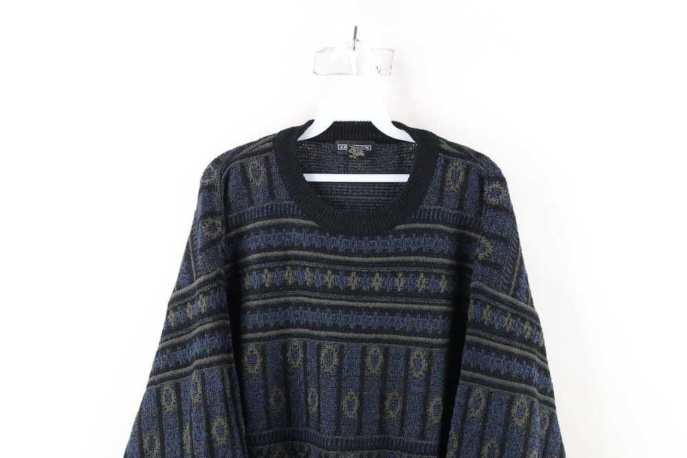 Vintage Vintage 90s Coogi Style Diamond Knit Cosb… - image 2