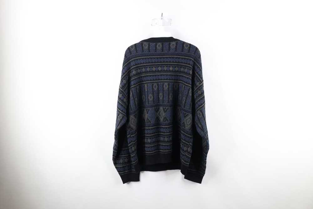 Vintage Vintage 90s Coogi Style Diamond Knit Cosb… - image 5