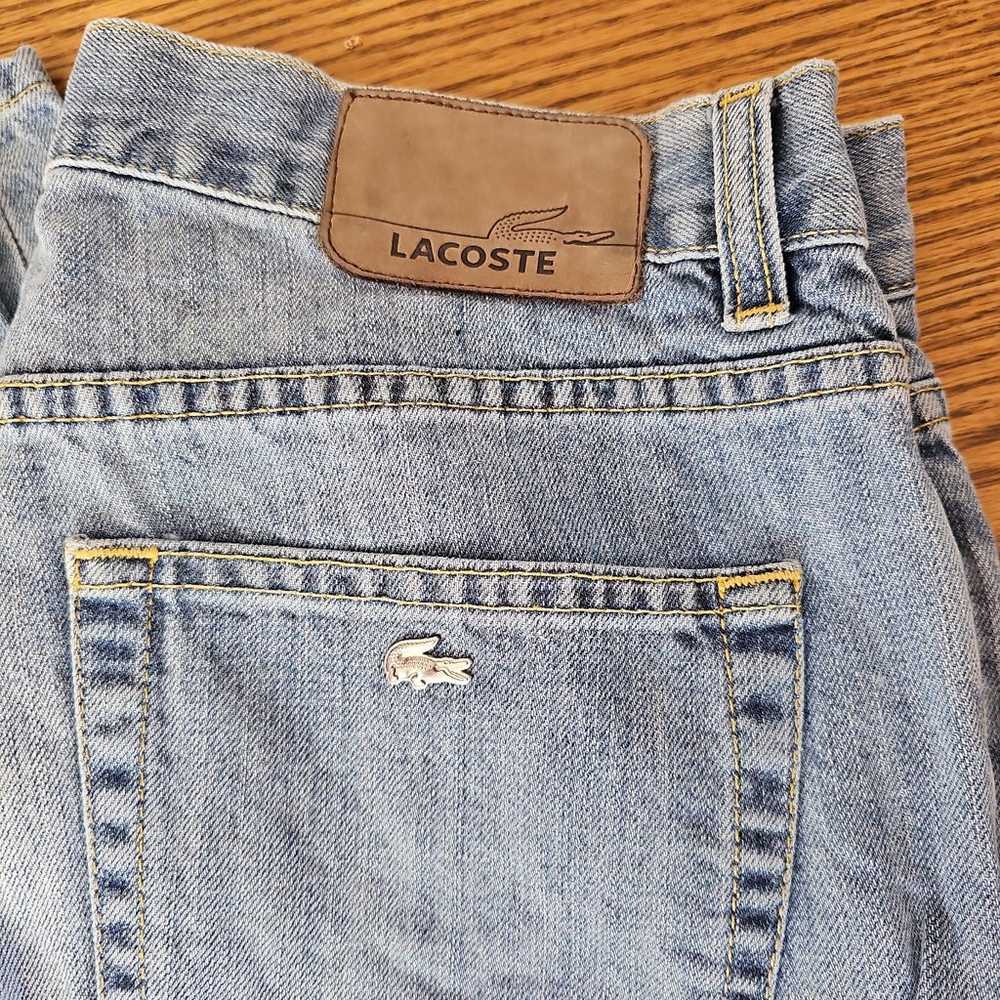 Lacoste blue straight leg jeans - image 2